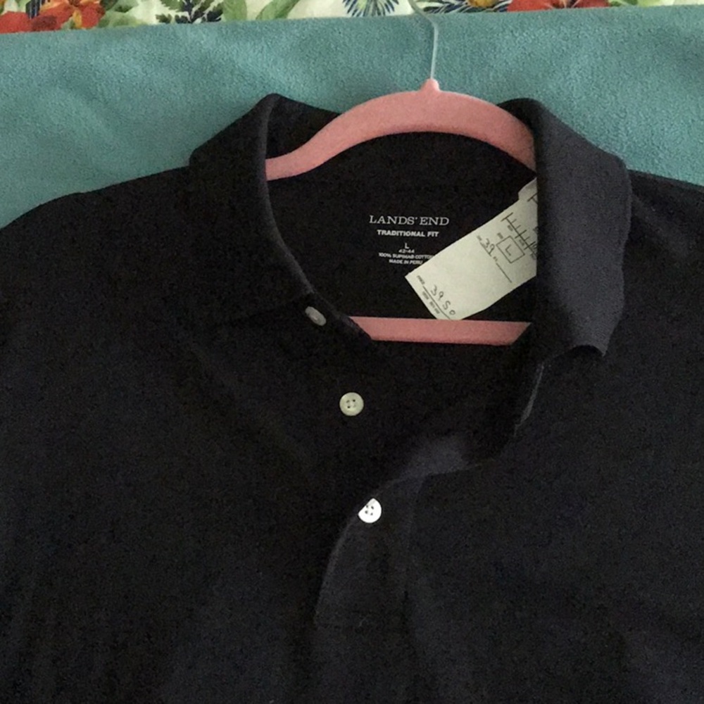 Men’s Lands End polo shirt